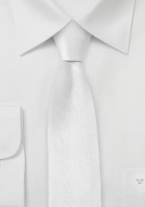 Cravatta sottile Limoges bianca