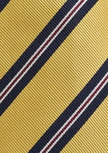 Cravatta regimental giallo
