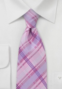 Krawatte Streifen rosa