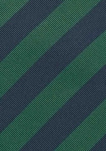 Cravatta blu scuro verde