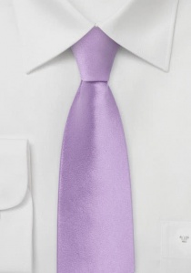 Cravatta stretta color lilla