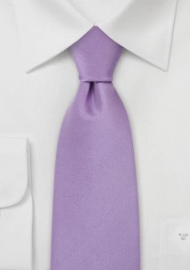 Cravatta clip lilla