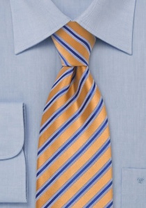 Cravatta righe arancione