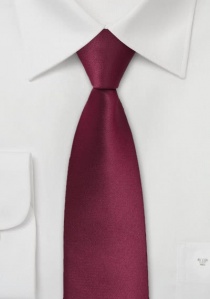 Cravatta sottile bordeaux