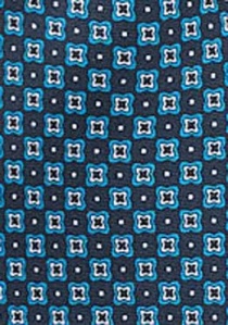 Sciarpa Ascot Ornament Pattern Blu notte