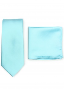 Set di cravatte e fazzoletti da taschino - menta