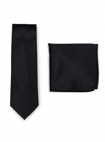 Set cravatta panno decorativo struttura nera