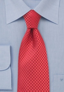 Cravatta trama rossa