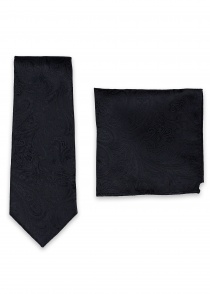 Set cravatta business e scialle decorativo Paisley