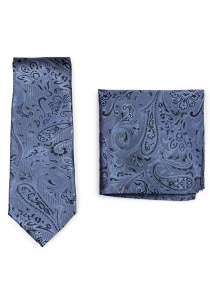 Set di cravatte e fazzoletti da taschino da uomo