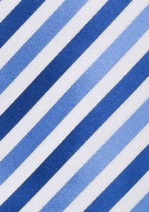 Cravatta righe blu regale ghiaccio