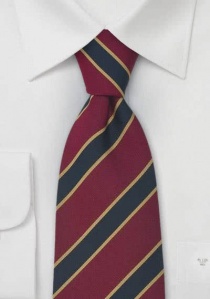Cravatta XXL Bristol blu, rosso, giallo