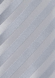 Cravatta in microfibra Chamonix XXL in argento