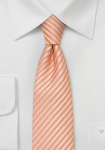 Cravatta righe arancioni