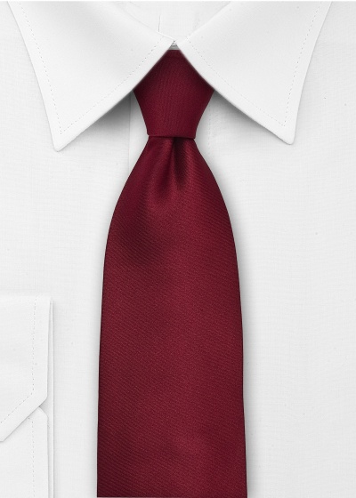 Clip-Krawatte Sherryrot Clip-Krawatte Sherryrot