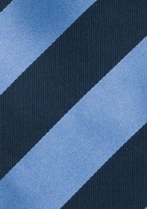 Cravatta celeste righe blu