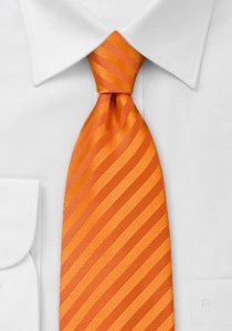 Cravatta clip arancione