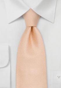 Cravatta albicocca quadrettini