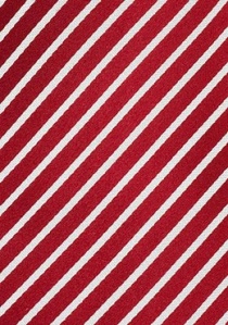 Cravatta XXL Dignity rosso/bianche
