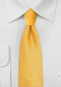Cravatta sottile gialla