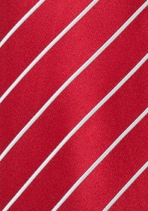 Cravatta XXL rossa righe