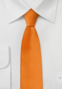 Cravatta stretta arancione