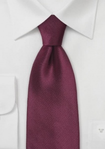 Cravatta clip bordeaux