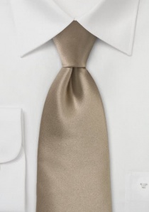 Cravatta clip cappuccino