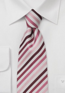 Cravatta clip rosa
