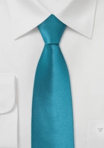 Cravatta stretta verde turchese