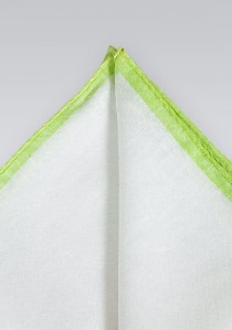 Panno decorativo in lino bianco naturale bordo