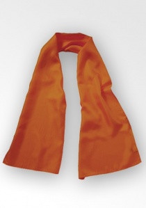 Sciarpa da donna in seta arancione