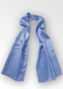 Sciarpa da donna in seta blu chiaro