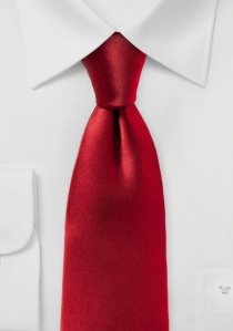 Cravatta d'effetto monocromatica rossa