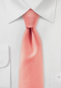 Cravatta alla moda in tinta unita rosé