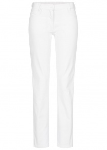Pantaloni da donna bianchi di chefmade (5 tasche)