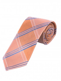 Cravatta da uomo Glencheck Design Azzurro Rame