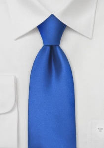 Cravatta a clip microfibra blu regale