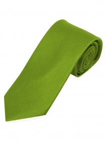 Cravatta business stretta monocromatica verde