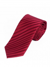 Cravatta da uomo a forma stretta a strisce tinta