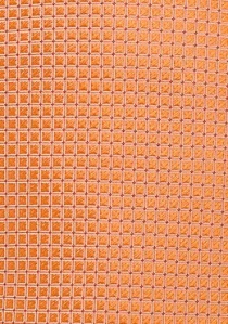 Cravatta arancione reticolo