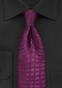 Cravatta porpora reticolo