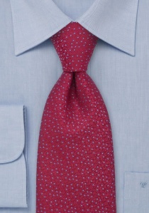 Cravatta Luxury trama rosso