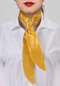 Cravatta donna gialla