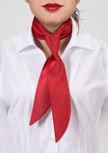 Cravatta donna rossa