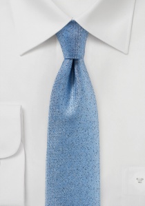 Cravatta da uomo screziata in blu ghiaccio