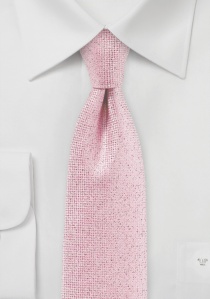 Cravatta business marmorizzata in rosa blush