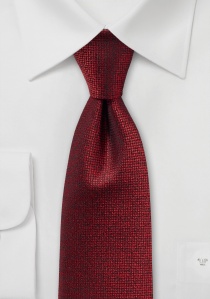 Cravatta maculata di rosso