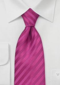 Cravatta righe porpora