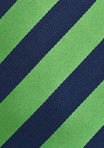 Cravatta microfibra verde blu